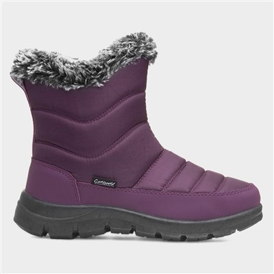 Longleat Womens Purple Waterproof Boot