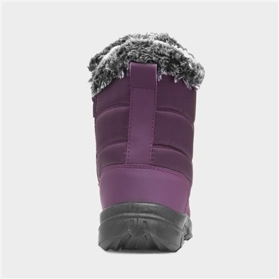 Longleat Womens Purple Waterproof Boot