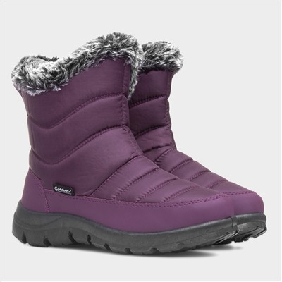 Longleat Womens Purple Waterproof Boot