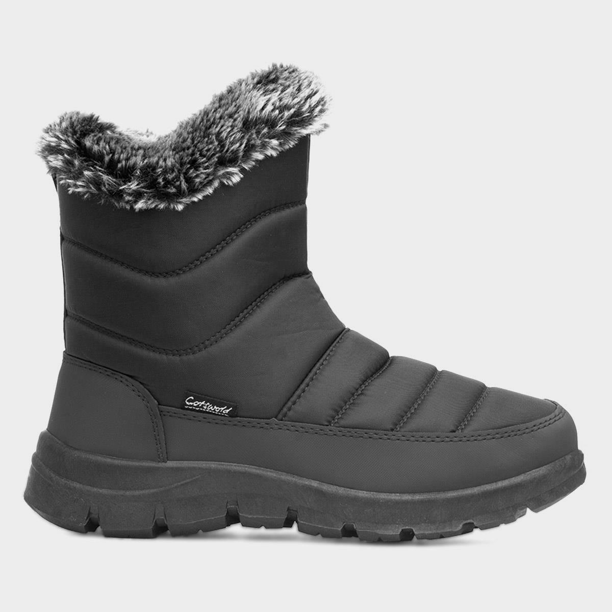 Longleat Womens Black Snow Boot