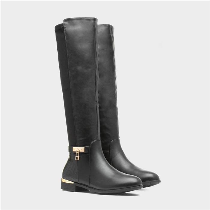 Natalie Womens Black Boot