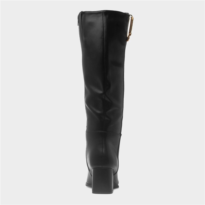 Kaia Womens Black High Leg Boot