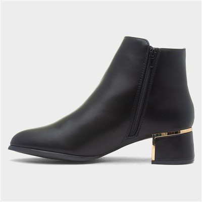 Elsie Womens Black Ankle Boot
