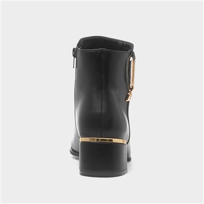 Elsie Womens Black Ankle Boot