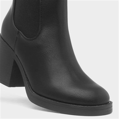 Raya Womens Black Chelsea Boot
