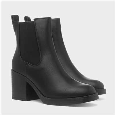 Raya Womens Black Chelsea Boot