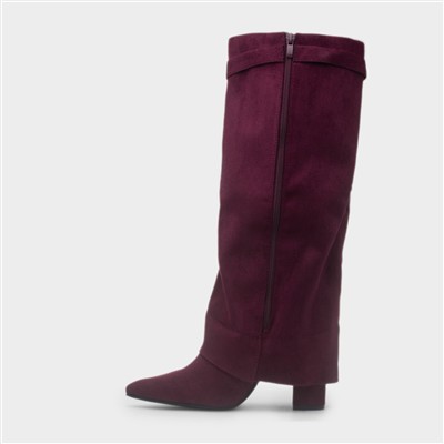 Cassidy Womens Burgundy Boot