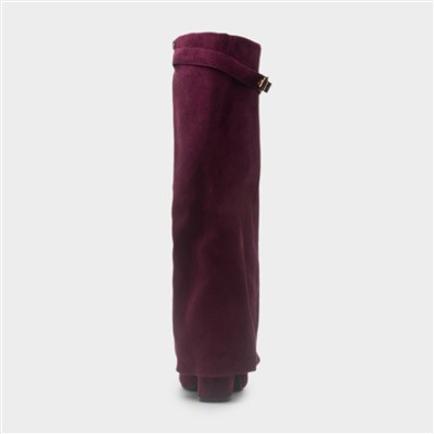 Cassidy Womens Burgundy Boot