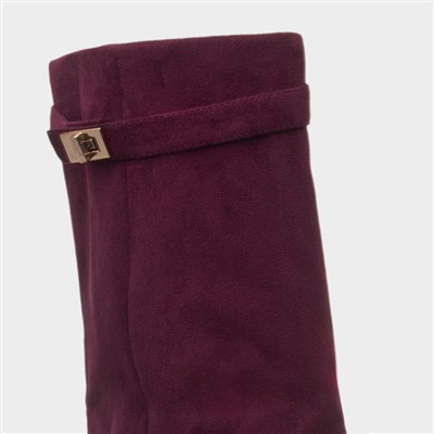 Cassidy Womens Burgundy Boot