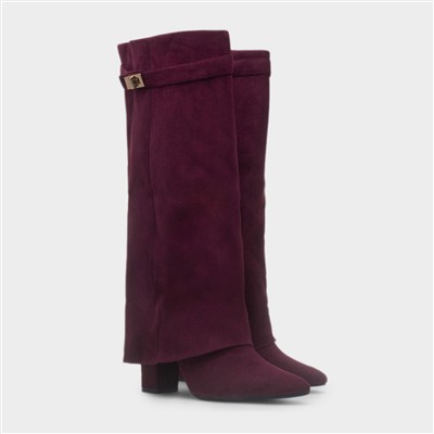 Cassidy Womens Burgundy Boot