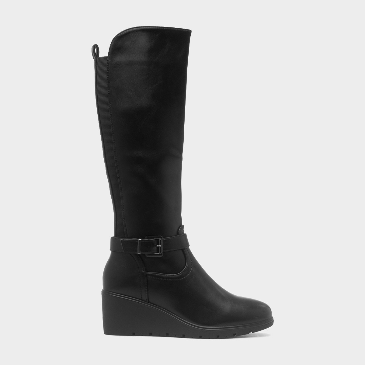 Tova Womens Black High Leg Boot