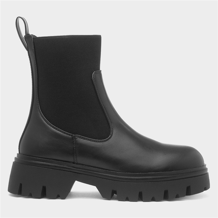 Edyn Womens Black Chelsea Boot