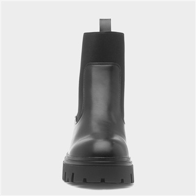 Edyn Womens Black Chelsea Boot