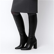 Truffle Collection Romina Womens Black Heeled Boot (Click For Details)