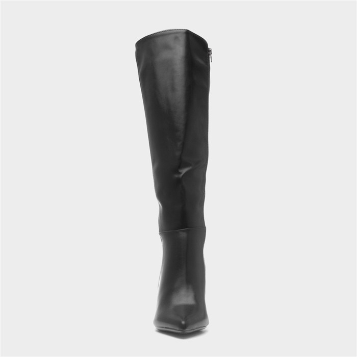 Womens Black Wide Fit Long Boot