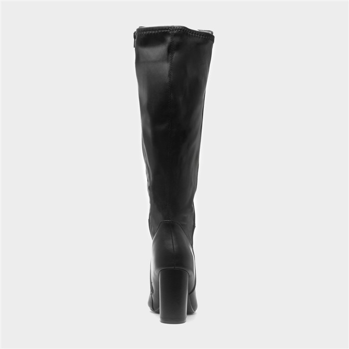 Womens Black Wide Fit Long Boot