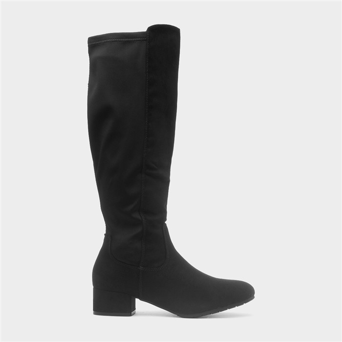 Ceci Womens Black Wide Fit Boot