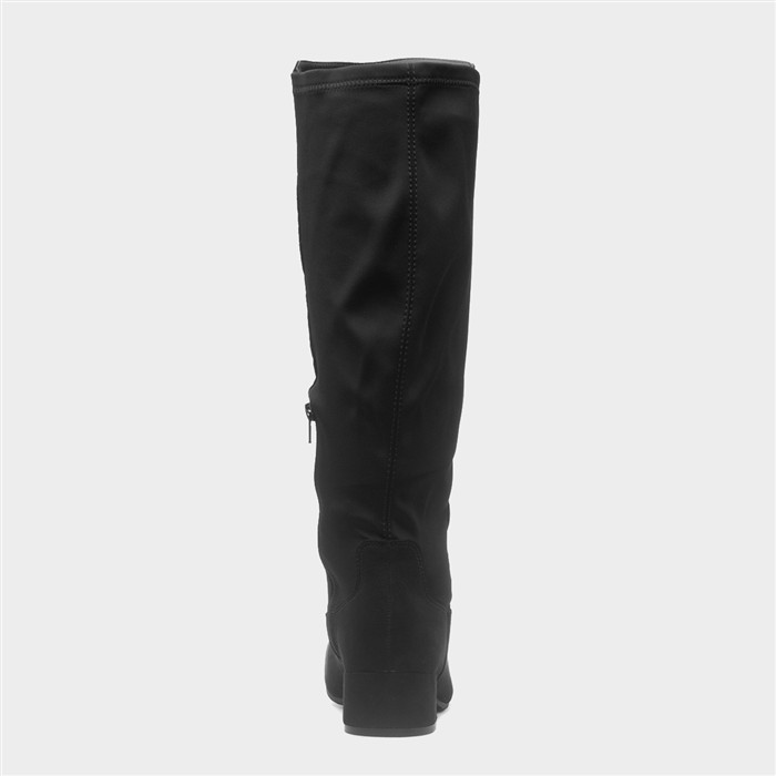 Ceci Womens Black Wide Fit Boot