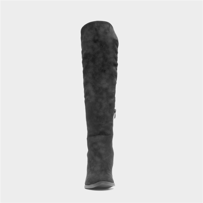 Jade Womens Black High Leg Boot