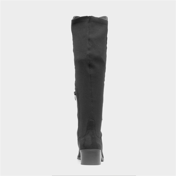 Jade Womens Black High Leg Boot