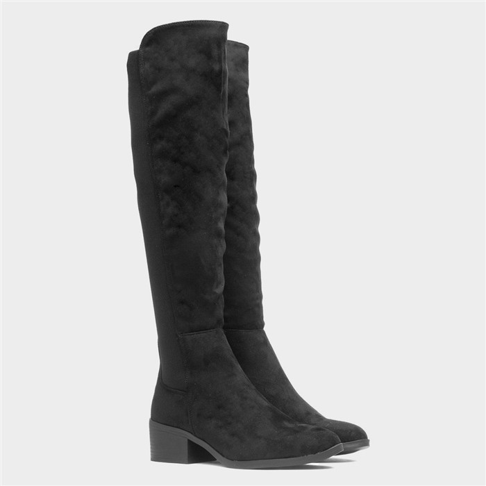Jade Womens Black High Leg Boot