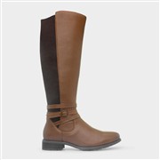 Hush Puppies Vanessa Womens Tan Leather Boot (Click For Details)