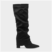 Krush Tammy Womens Black Knee High Heeled Boot (Click For Details)