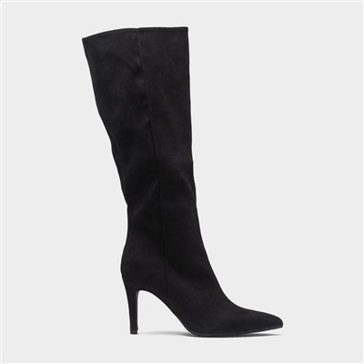 Brandi Womens Black Knee High Boot