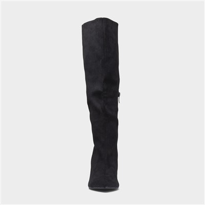 Brandi Womens Black Knee High Boot