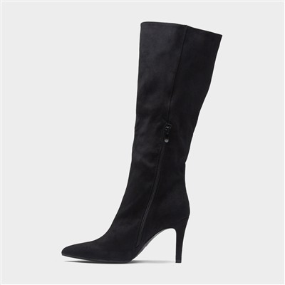 Brandi Womens Black Knee High Boot