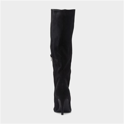 Brandi Womens Black Knee High Boot