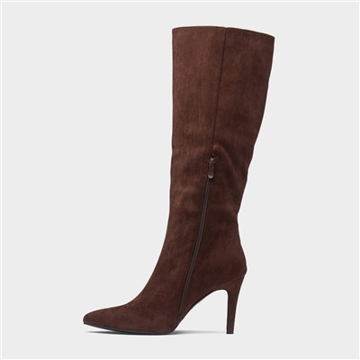 Brandi Womens Chocolate Knee High Boot
