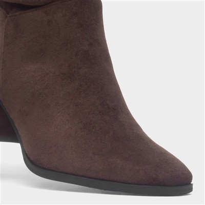 Carmen Womens Chocolate Knee High Boot