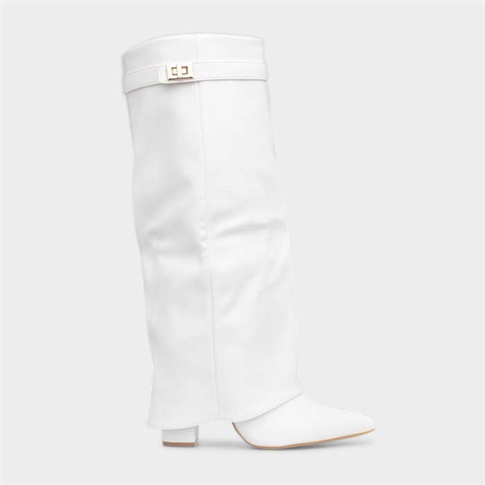 Cassidy Womens White Boot
