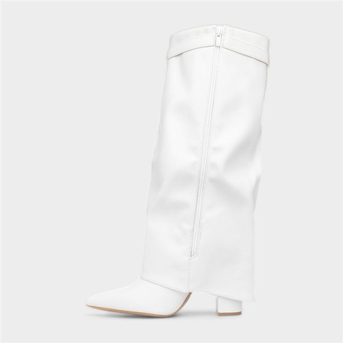 Cassidy Womens White Boot