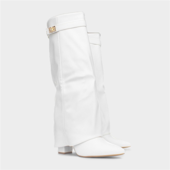 Cassidy Womens White Boot