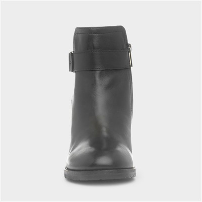 Hensley Womens Black Ankle Boots
