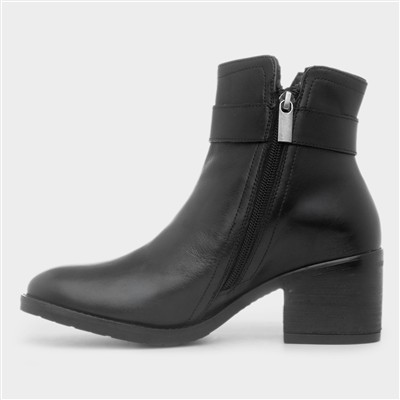 Hensley Womens Black Ankle Boots