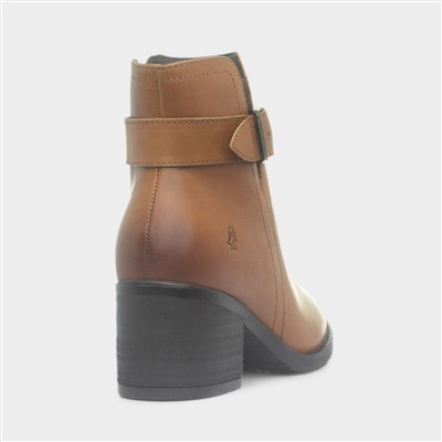 Hensley Women’s Tan Ankle Leather Boo