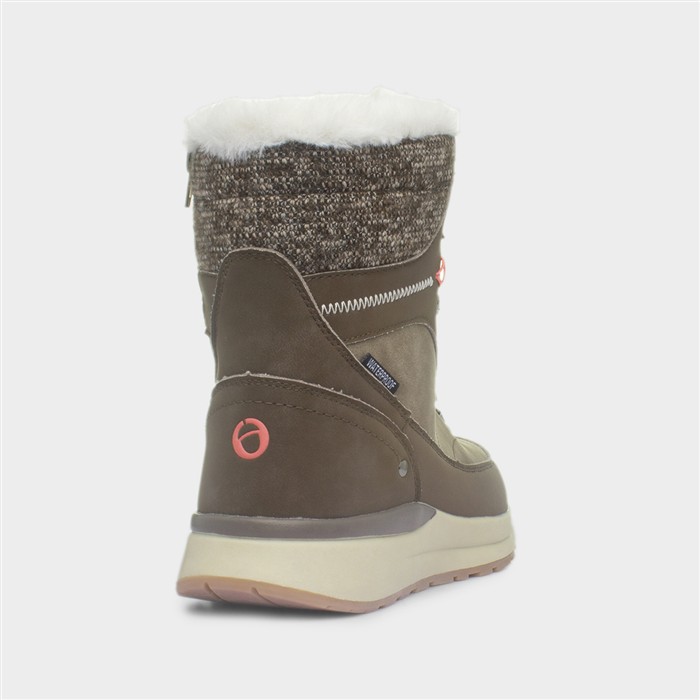Sheephouse Womens Brown Lace Up Boot