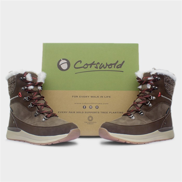 Sheephouse Womens Brown Lace Up Boot
