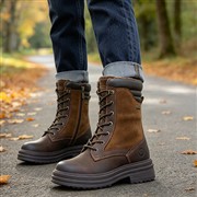 Cotswold Lacock Women’s Brown Leather Ankle Boot (Click For Details)