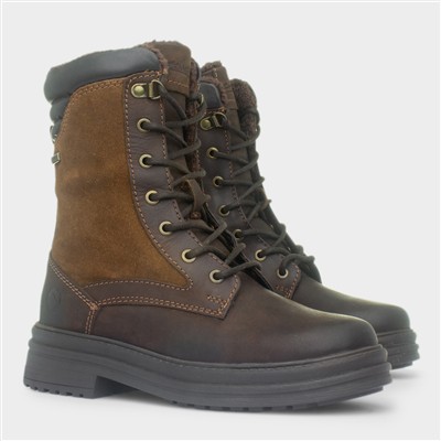 Lacock Women’s Brown Leather Ankle Boot