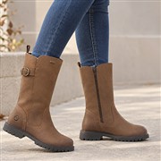 Cotswold Winchcombe Womens Tan Leather Calf Boot (Click For Details)