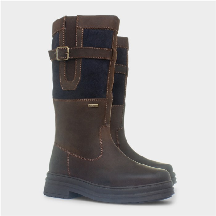 Broadwell Womens Brown Leather Calf Boot