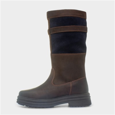 Broadwell Womens Brown Leather Calf Boot