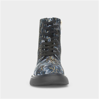 Litesoles Fern Womens Navy Boots