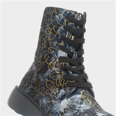 Litesoles Fern Womens Navy Boots