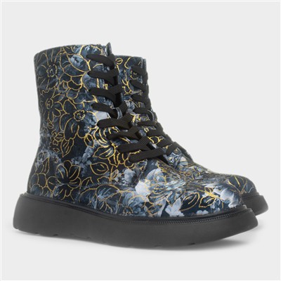 Litesoles Fern Womens Navy Boots