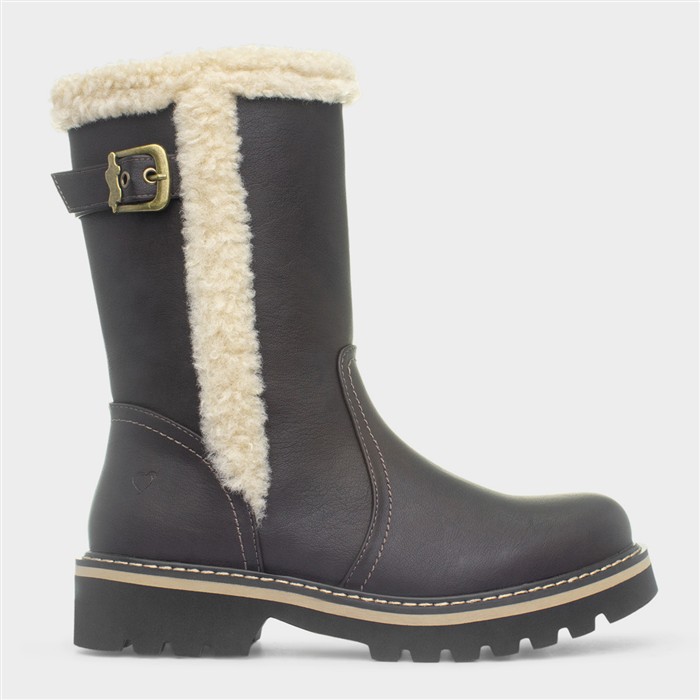 Litesoles Yazmina Womens Brown Boot
